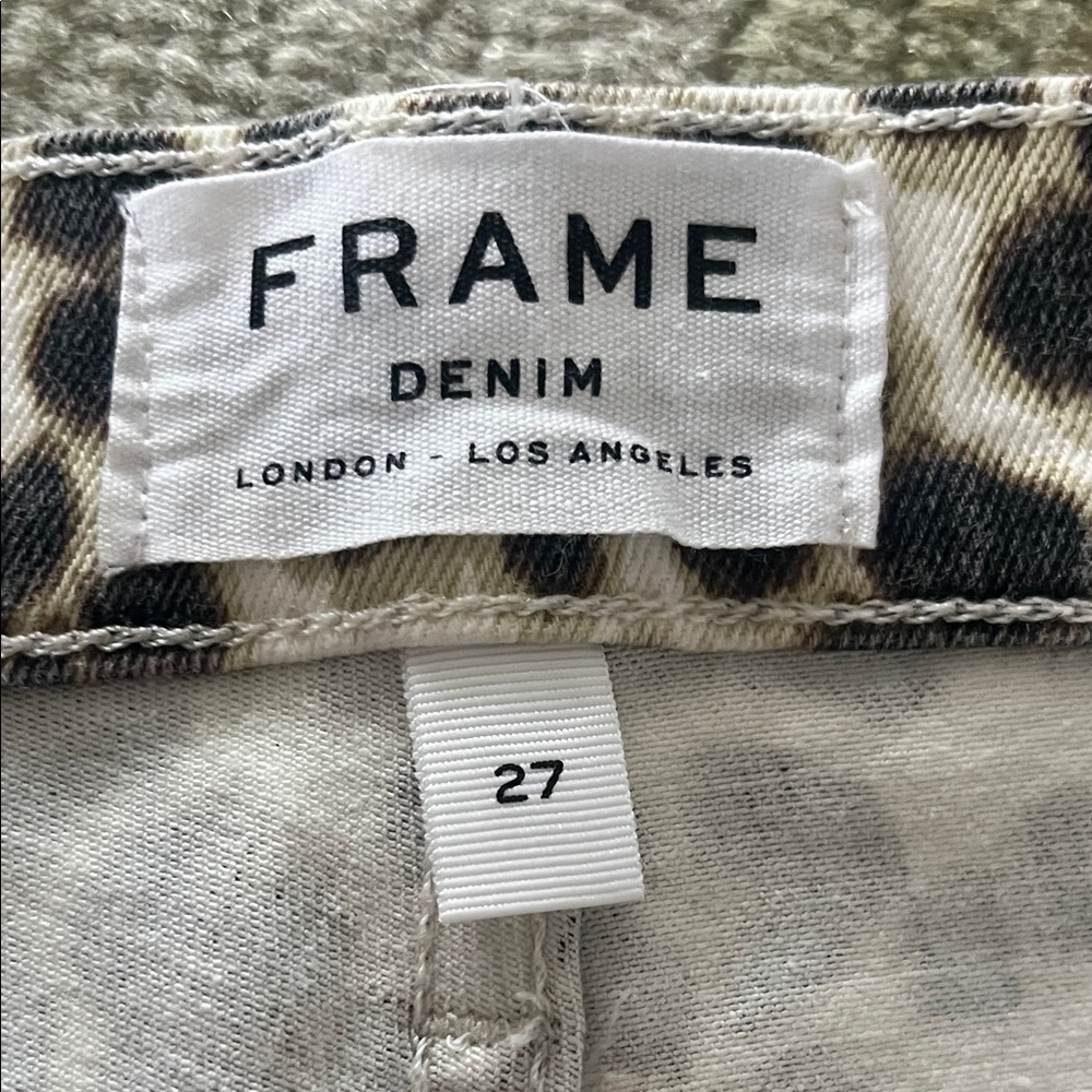 Frame Ali High Rise Cigarette Jeans - Picture 4 of 8